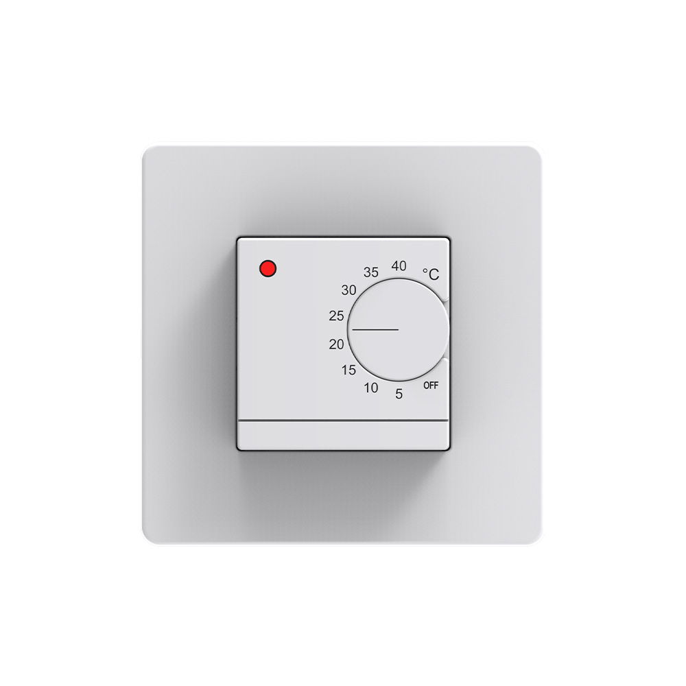 Manual room floor heating thermostat